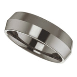 Titanium 6 mm Comfort-Fit Knife Band Size 7