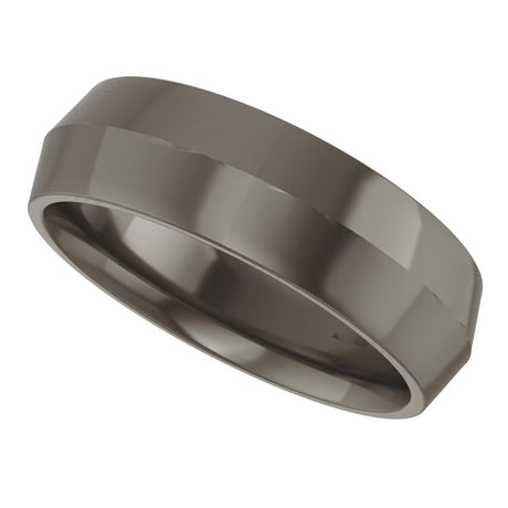 Titanium 6 mm Comfort-Fit Knife Band Size 7