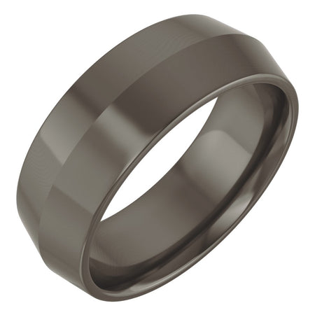 Titanium 7 mm Comfort-Fit Knife Band Size 8.5