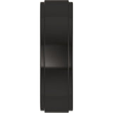 Zirconium 6 mm Stepped-Edge Comfort-Fit Flat Band Size 7