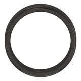 Zirconium 7 mm Stepped-Edge Comfort-Fit Flat Band