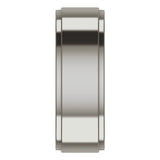 Titanium 7 mm Stepped-Edge Comfort-Fit Flat Band