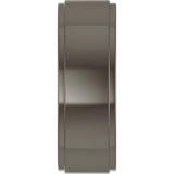 Titanium 7 mm Stepped-Edge Comfort-Fit Flat Band Size 8