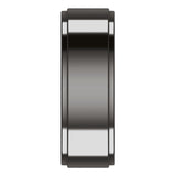 Zirconium 7 mm Stepped-Edge Comfort-Fit Flat Band