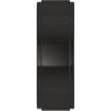 Zirconium 7 mm Stepped-Edge Comfort-Fit Flat Band Size 8