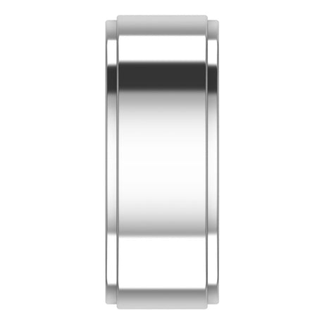 Cobalt 8 mm Stepped-Edge Comfort-Fit Flat Band