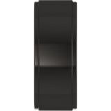 Zirconium 8 mm Stepped-Edge Comfort-Fit Flat Band Size 10