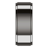 Zirconium 8 mm Stepped-Edge Comfort-Fit Flat Band Size 10