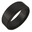 Zirconium 7 mm Stepped-Edge Flat Band Size 9.5