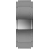 Cobalt 7 mm Stepped-Edge Flat Band Size 10
