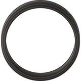 Zirconium 7 mm Stepped-Edge Flat Band Size 9.5