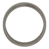 Titanium 7 mm Stepped-Edge Flat Band