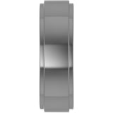 Cobalt 6 mm Stepped-Edge Flat Band Size 9