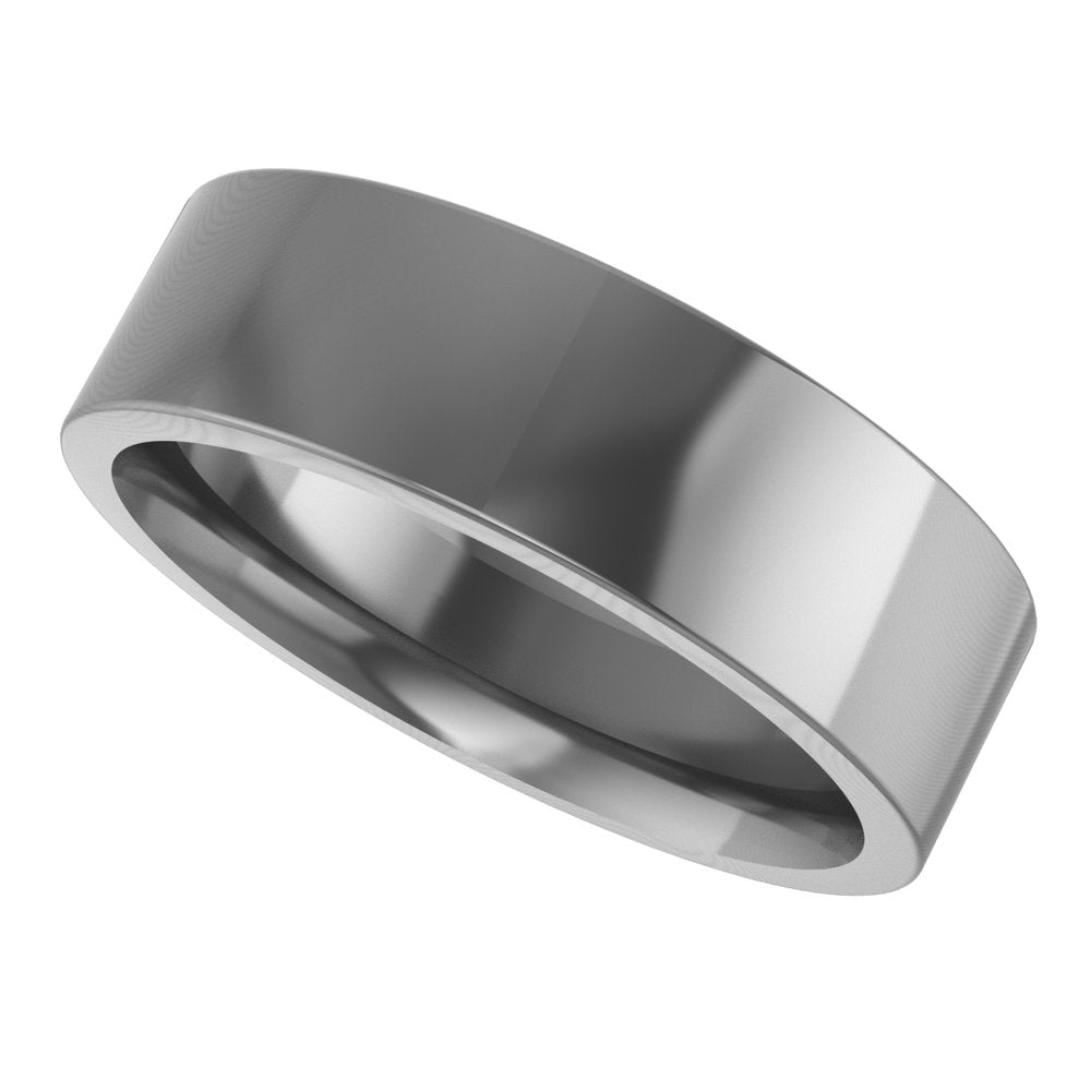 Cobalt 6 mm Comfort-Fit Flat Band Size 7