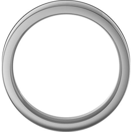 Cobalt 6 mm Comfort-Fit Flat Band Size 7
