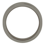 Titanium 6 mm Comfort-Fit Flat Band