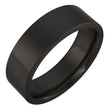 Zirconium 6 mm Comfort-Fit Flat Band Size 7