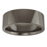 Titanium 7 mm Comfort-Fit Flat Band Size 8