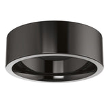 Zirconium 7 mm Comfort-Fit Flat Band Size 7
