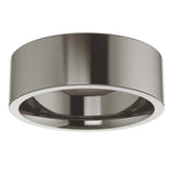 Titanium 7 mm Comfort-Fit Flat Band Size 8.5