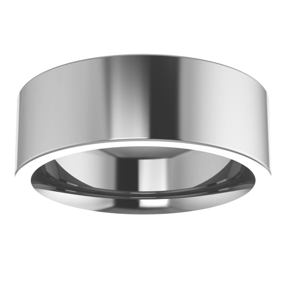 Cobalt 7 mm Comfort-Fit Flat Band Size 9.5