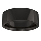 Zirconium 7 mm Comfort-Fit Flat Band Size 7