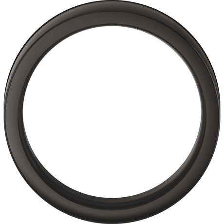Zirconium 7 mm Comfort-Fit Flat Band Size 7