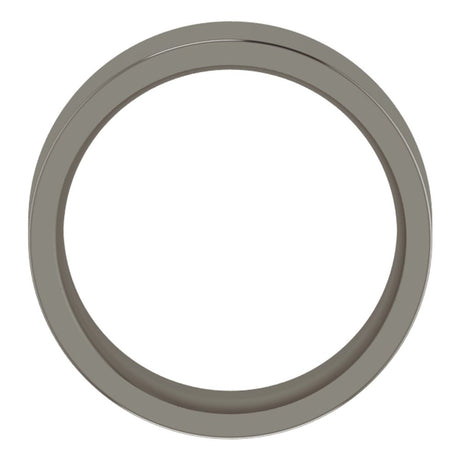 Titanium 7 mm Comfort-Fit Flat Band