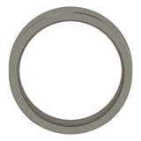 Titanium 7 mm Comfort-Fit Flat Band Size 8.5