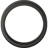 Zirconium 7 mm Comfort-Fit Flat Band Size 7