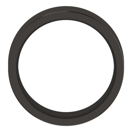 Zirconium 7 mm Comfort-Fit Flat Band Size 9