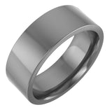 Cobalt 7 mm Comfort-Fit Flat Band Size 9.5