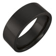 Zirconium 7 mm Comfort-Fit Flat Band Size 9