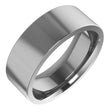 Cobalt 7 mm Comfort-Fit Flat Band Size 9.5