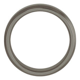 Titanium 6 mm Beveled-Edge Comfort-Fit Flat Band Size 7