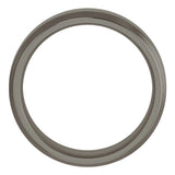 Titanium 6 mm Beveled-Edge Comfort-Fit Flat Band
