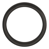 Zirconium 6 mm Beveled-Edge Comfort-Fit Flat Band