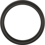 Zirconium 6 mm Beveled-Edge Comfort-Fit Flat Band Size 7