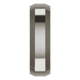 Titanium 6 mm Beveled-Edge Comfort-Fit Flat Band Size 7
