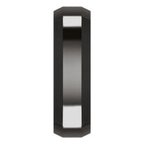 Zirconium 6 mm Beveled-Edge Comfort-Fit Flat Band Size 7