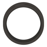 Zirconium 8 mm Comfort-Fit Flat Band Size 9