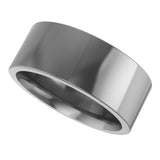 Cobalt 8 mm Comfort-Fit Flat Band Size 7.5