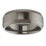 Titanium 7 mm Beveled-Edge Comfort-Fit Flat Band Size 7.5