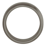 Titanium 8 mm Beveled-Edge Comfort-Fit Flat Band