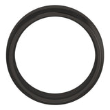 Zirconium 8 mm Beveled-Edge Comfort-Fit Flat Band Size 9.5