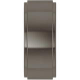 Titanium 8 mm Stepped-Edge Flat Band Size 9