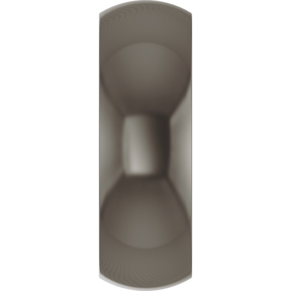 Titanium 7 mm Comfort-Fit Half Round Band Size 7.5