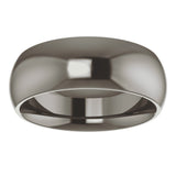 Titanium 7 mm Comfort-Fit Half Round Band Size 7