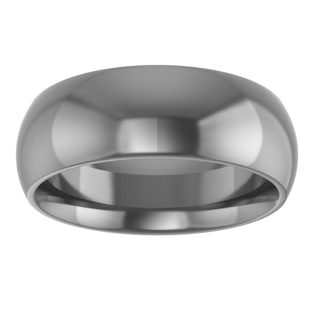 Cobalt 7 mm Comfort-Fit Half Round Band Size 7