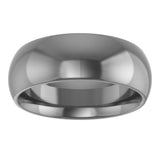 Cobalt 7 mm Comfort-Fit Half Round Band Size 7